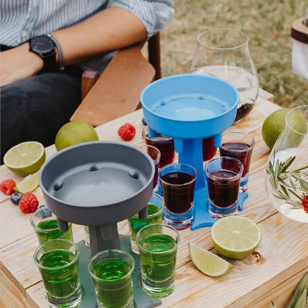 6 Shot Glass Dispenser and Holder