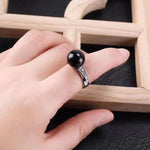 Titanium Steel Ring with Hidden Knife
