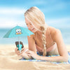 Phone Umbrella Sun Shade - Cute Mini Umbrella for Phone with Universal Adjustable Suction Cup Stand