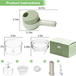 4 in 1 Handheld Electric Vegetable Cutter