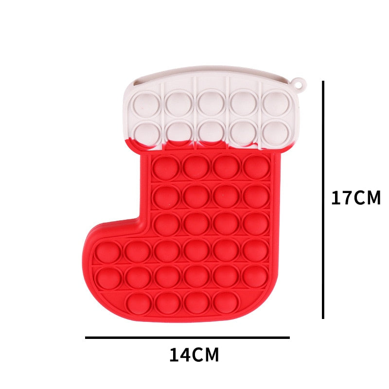 Christmas Pop It Socks