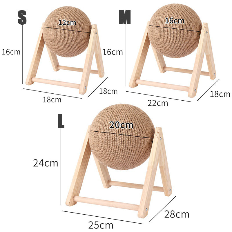 Cat Scratching Ball Toy