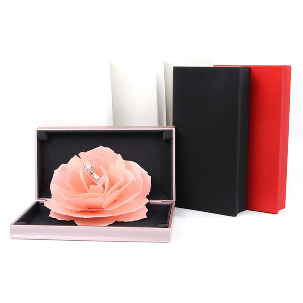 Pop Up Rose Rings Box