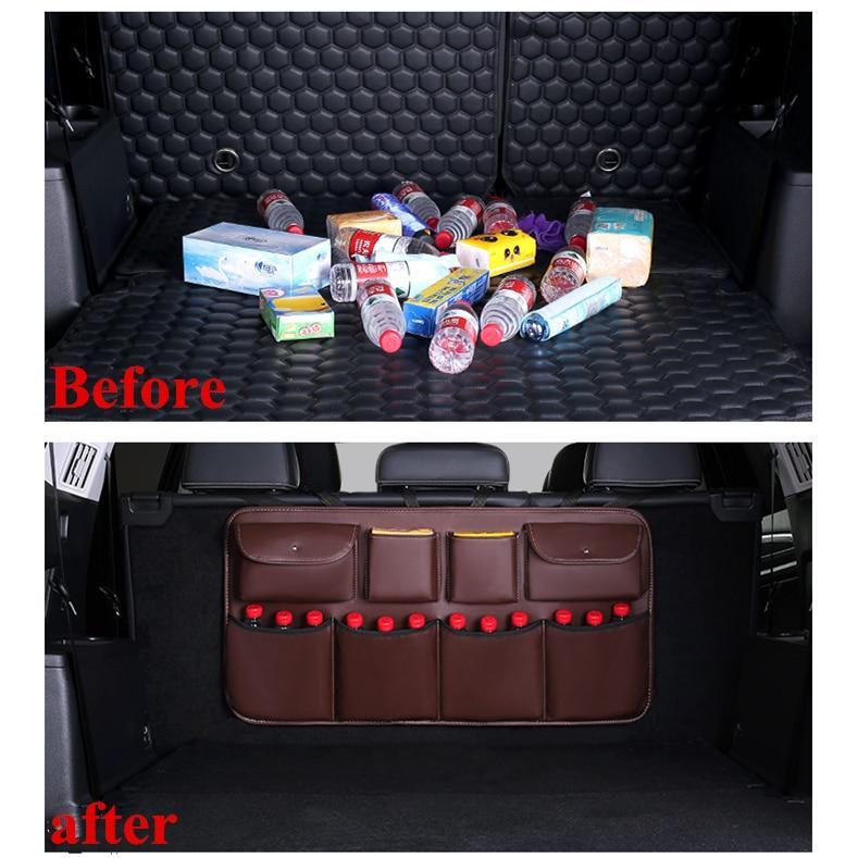 PU Leather Car Trunk Organizer