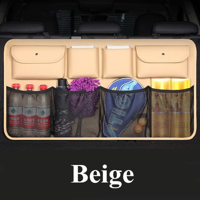 PU Leather Car Trunk Organizer