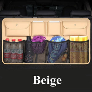 PU Leather Car Trunk Organizer