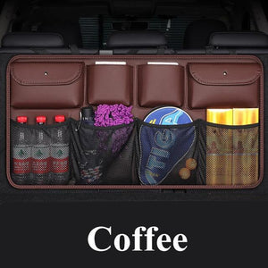 PU Leather Car Trunk Organizer