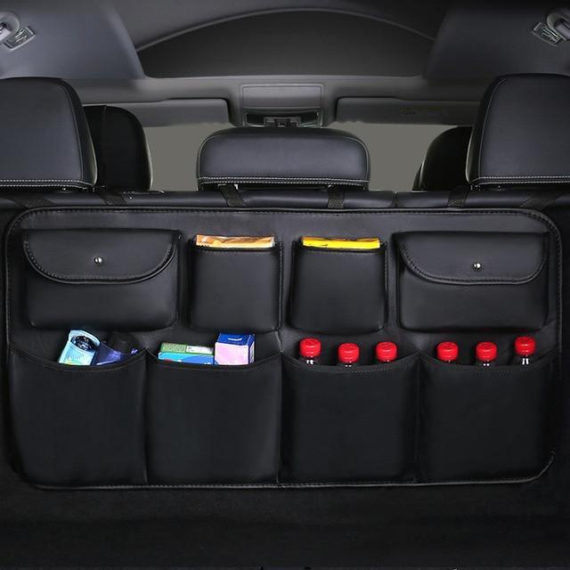 PU Leather Car Trunk Organizer