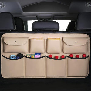 PU Leather Car Trunk Organizer
