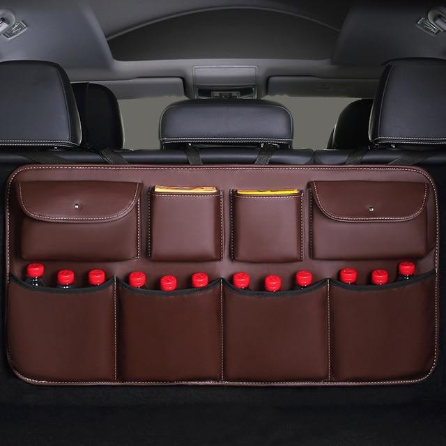 PU Leather Car Trunk Organizer